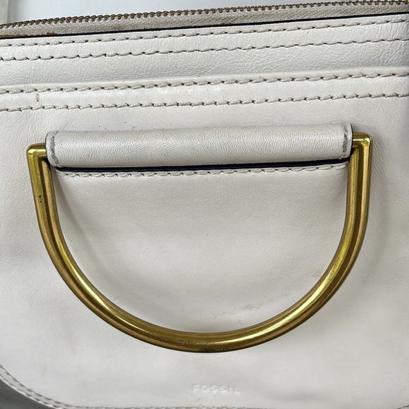 Fossil Ryder Mini Satchel genuine leather crossbody/shoulder or tote bag - Picture 5 of 16